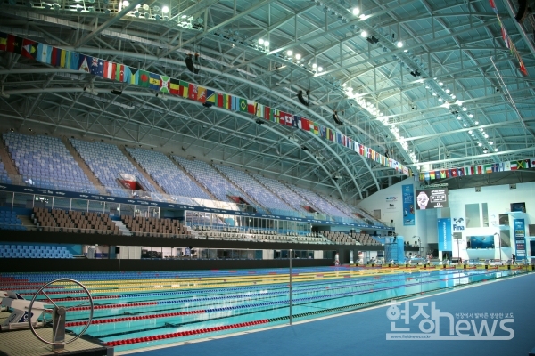 2019광주FIFA세계수영선수권대회 남부대주경기장(사진=조영정 기자)