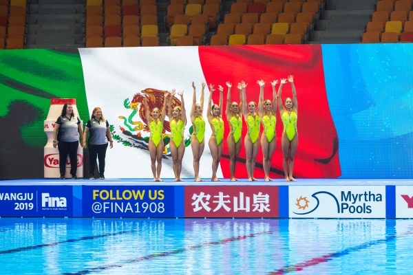 [사진=오상용 기자] 광주세계수영선수권대회 아티스틱 수영, 팀 테크니컬 예선전 멕시코
