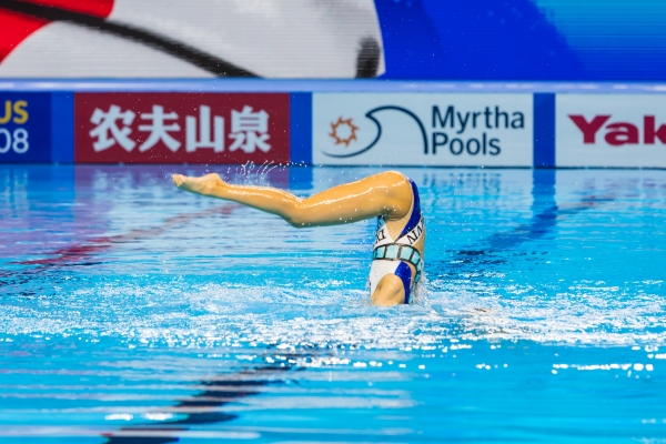 [사진=오상용 기자] 2019광주세계수영선수권대회, 듀엣 프리 결승전, 일본(JPN) INUI Yukiko, YOSHIDA Megumu