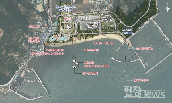 보성군, 621억원 해양레저관광·어촌뉴딜 공모사업 선정-기본계획안(사진=보성군 제공)
